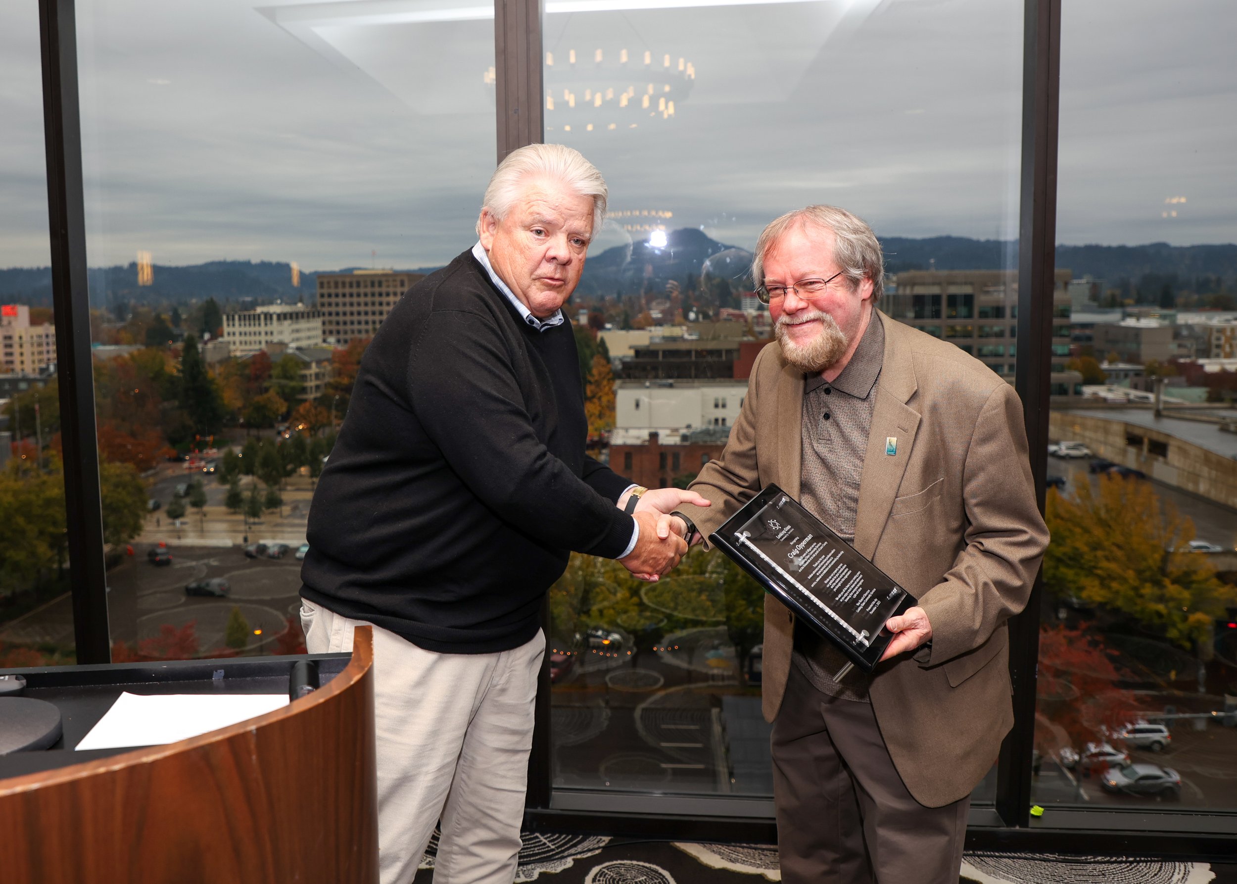ODHS Director Presented Community Leadership Award at Looking Glass ...