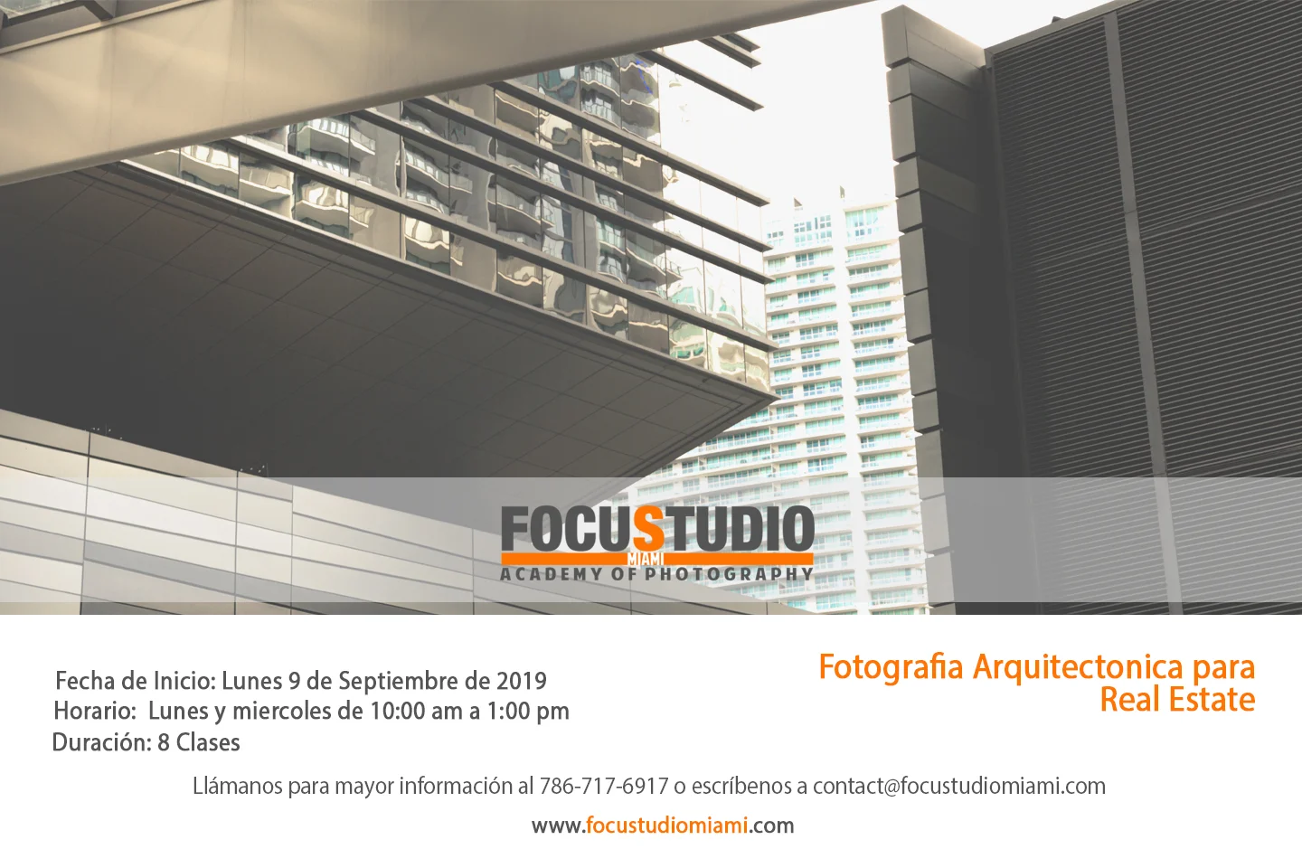 Programa de Fotografia Arquitectonica para Real Estate