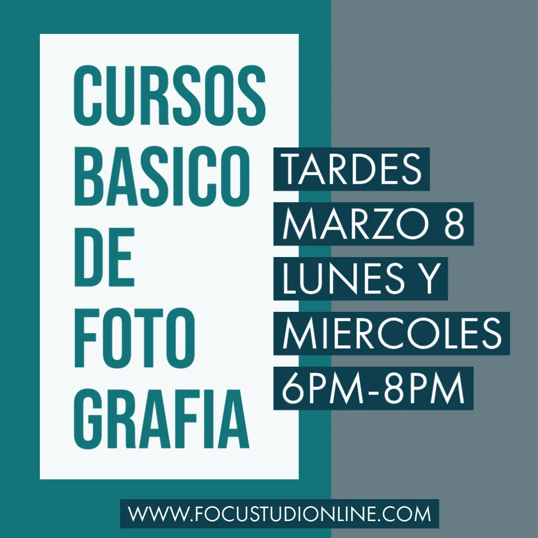 FECHA DE INICIO DE CURSOS DE FOTOGRAFIA MARZO 2021