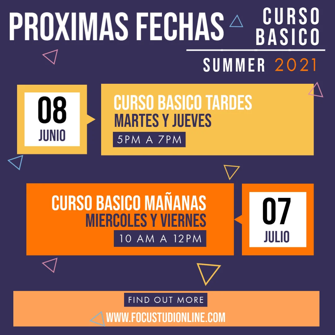 CURSO BASICO DE FOTOGRAFIA JUNIO 2021