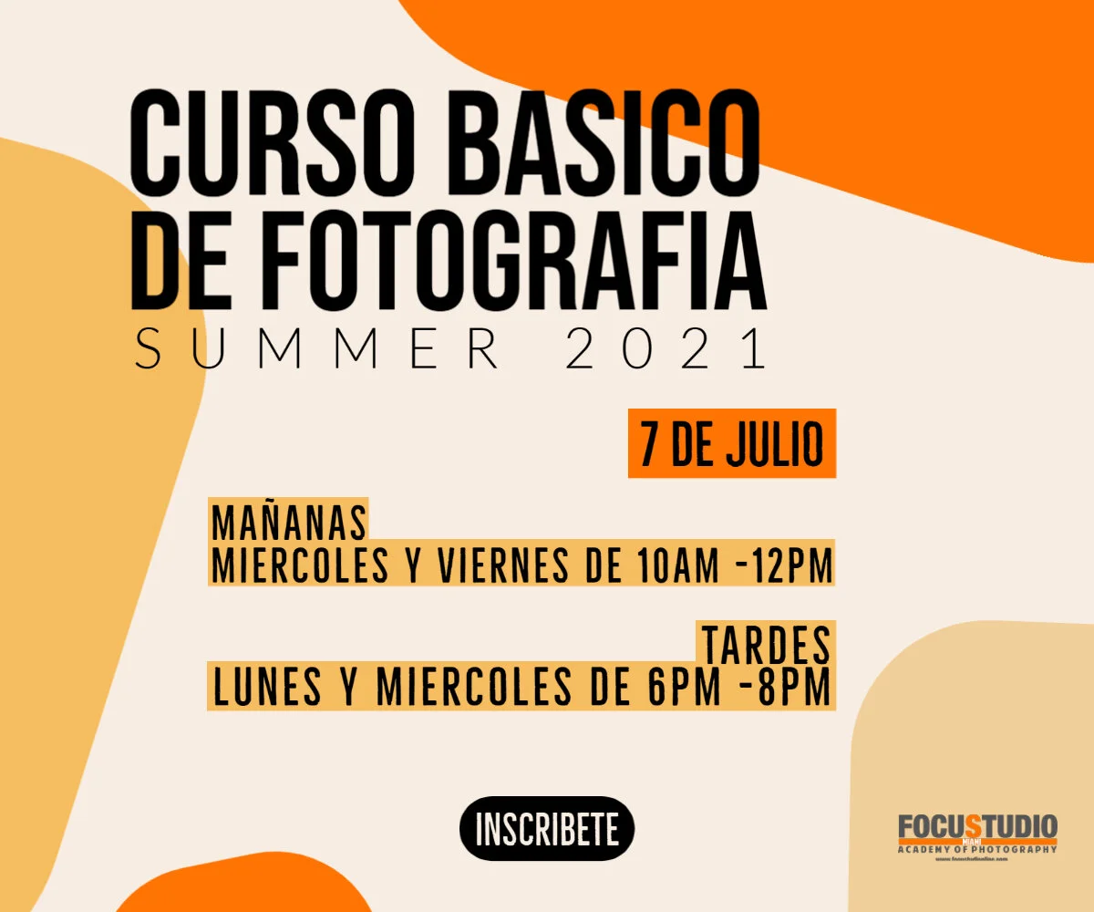 CURSO BASICO DE FOTOGRAFIA JULIO
