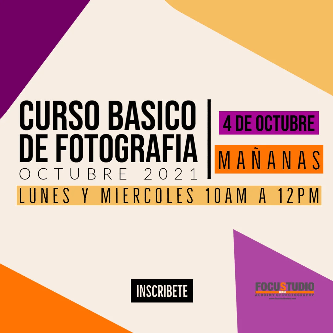 CURSO BASICO DE FOTOGRAFIA OCTUBRE
