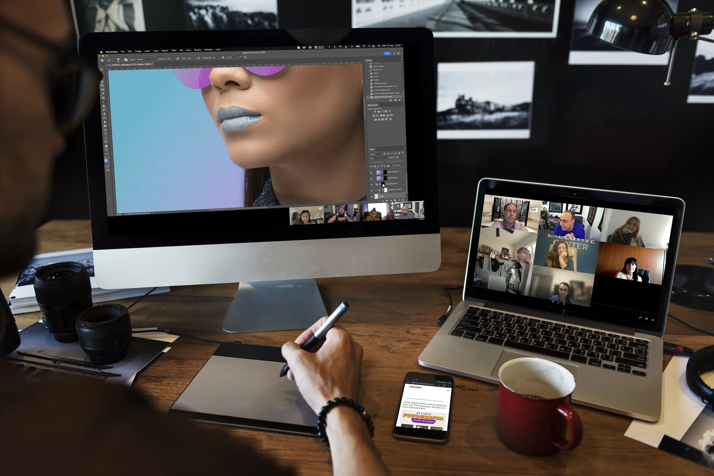 TALLER MODULAR DE ADOBE PHOTOSHOP CC PARA FOTOGRAFIA  