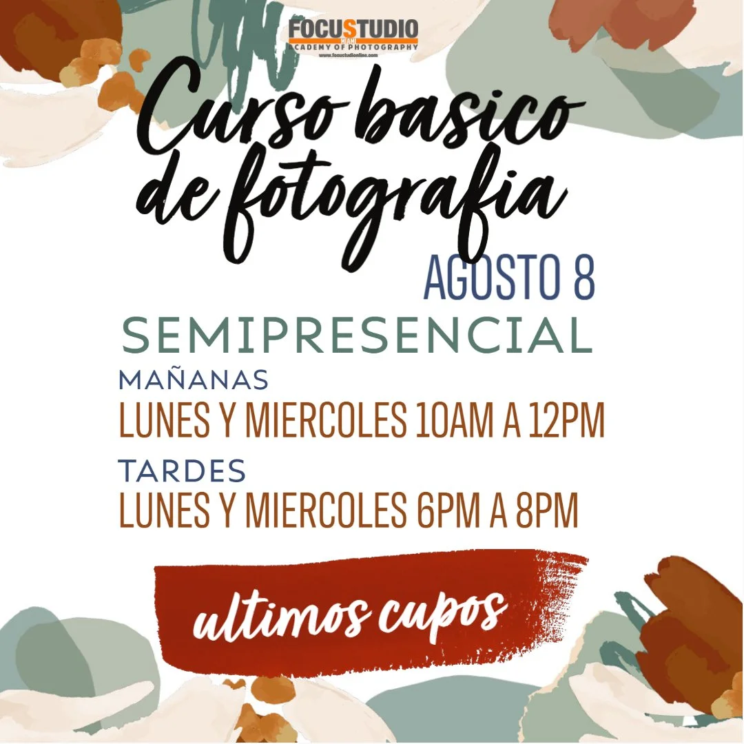 CURSO BASICO DE FOTOGRAFIA AGOSTO 2022 