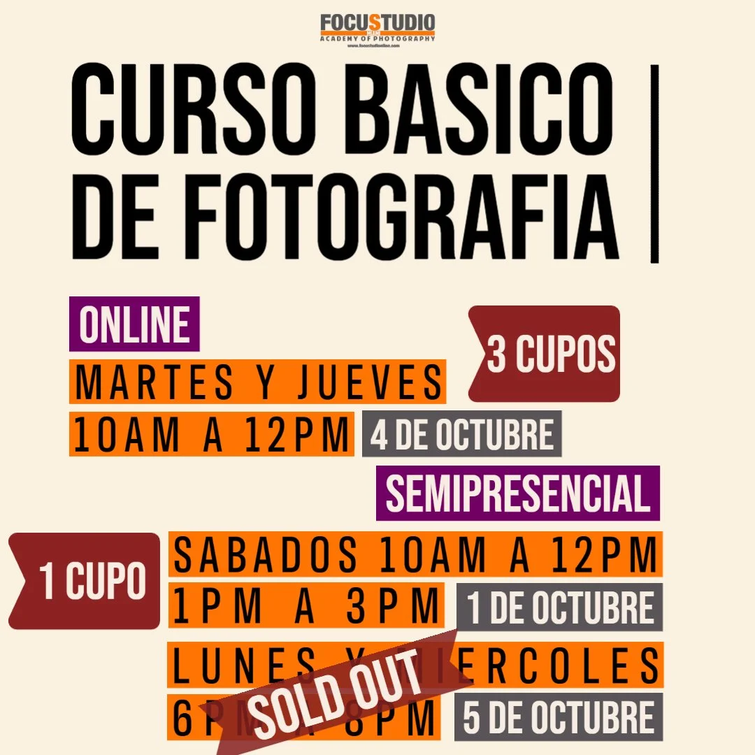 CURSO BASICO DE FOTOGRAFIA OCTUBRE 2022