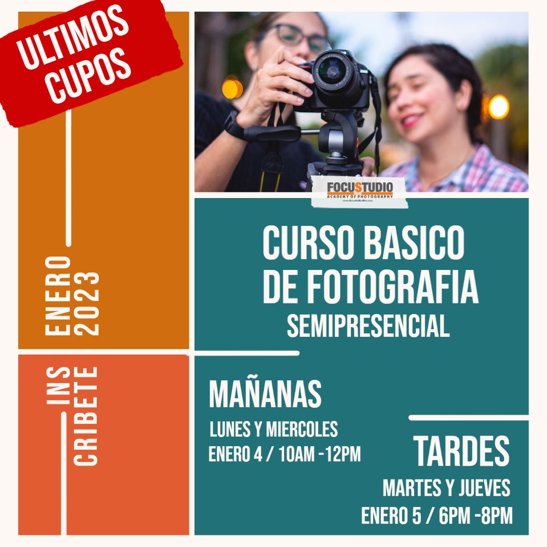 CURSO BASICO DE FOTOGRAFIA ENERO 2023