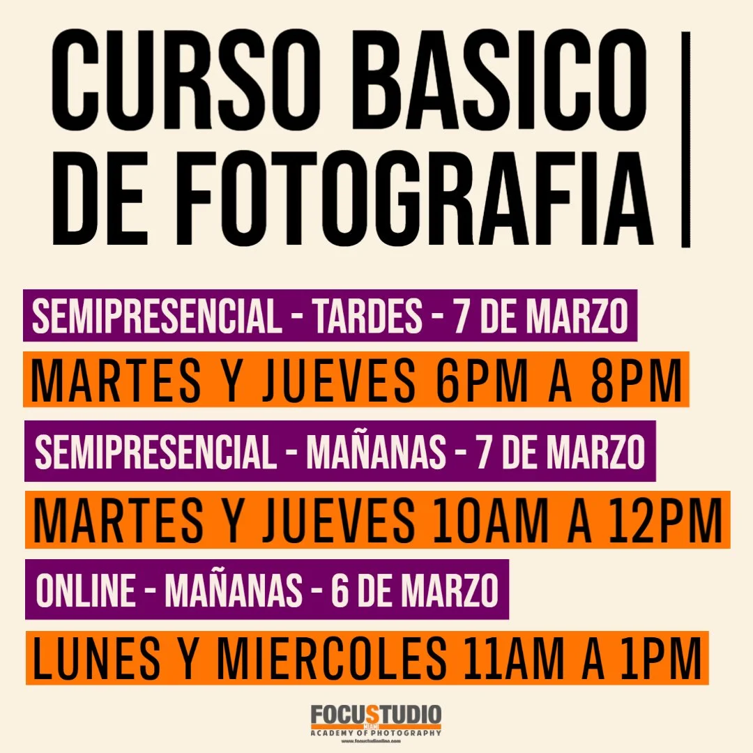CURSO BASICO DE FOTOGRAFIA MARZO 2023