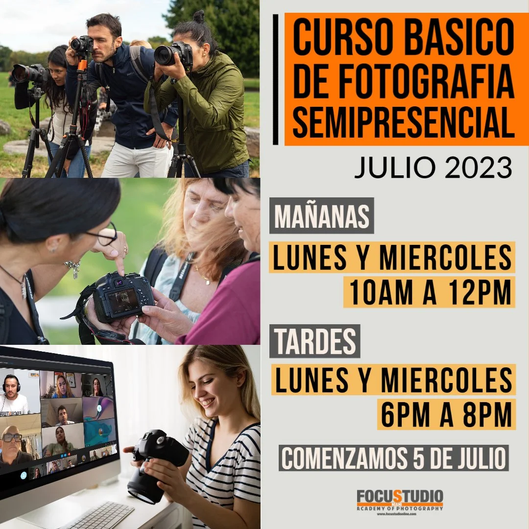 CURSO BASICO DE FOTOGRAFIA JULIO 2023