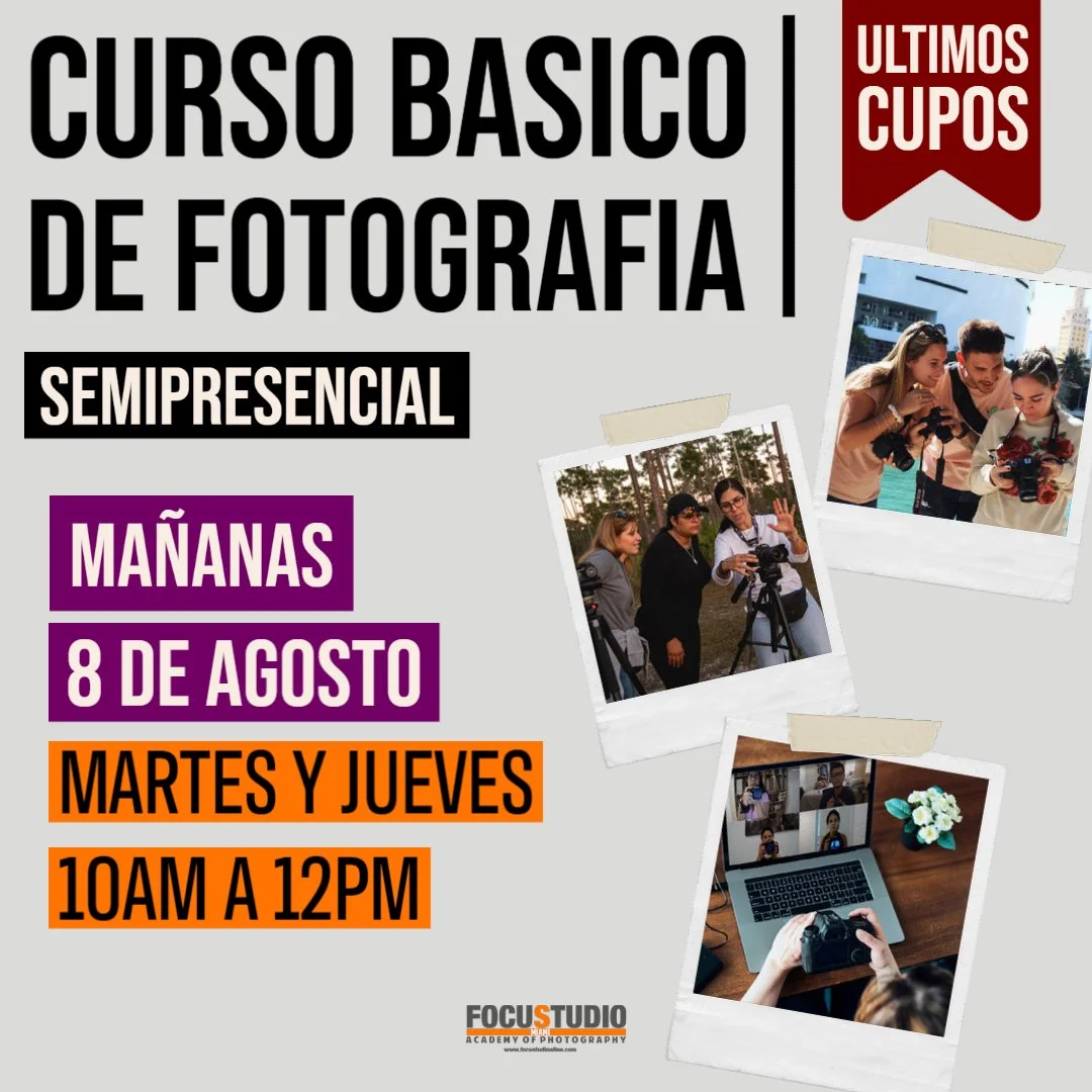 CURSO BASICO DE FOTOGRAFIA AGOSTO 2023 