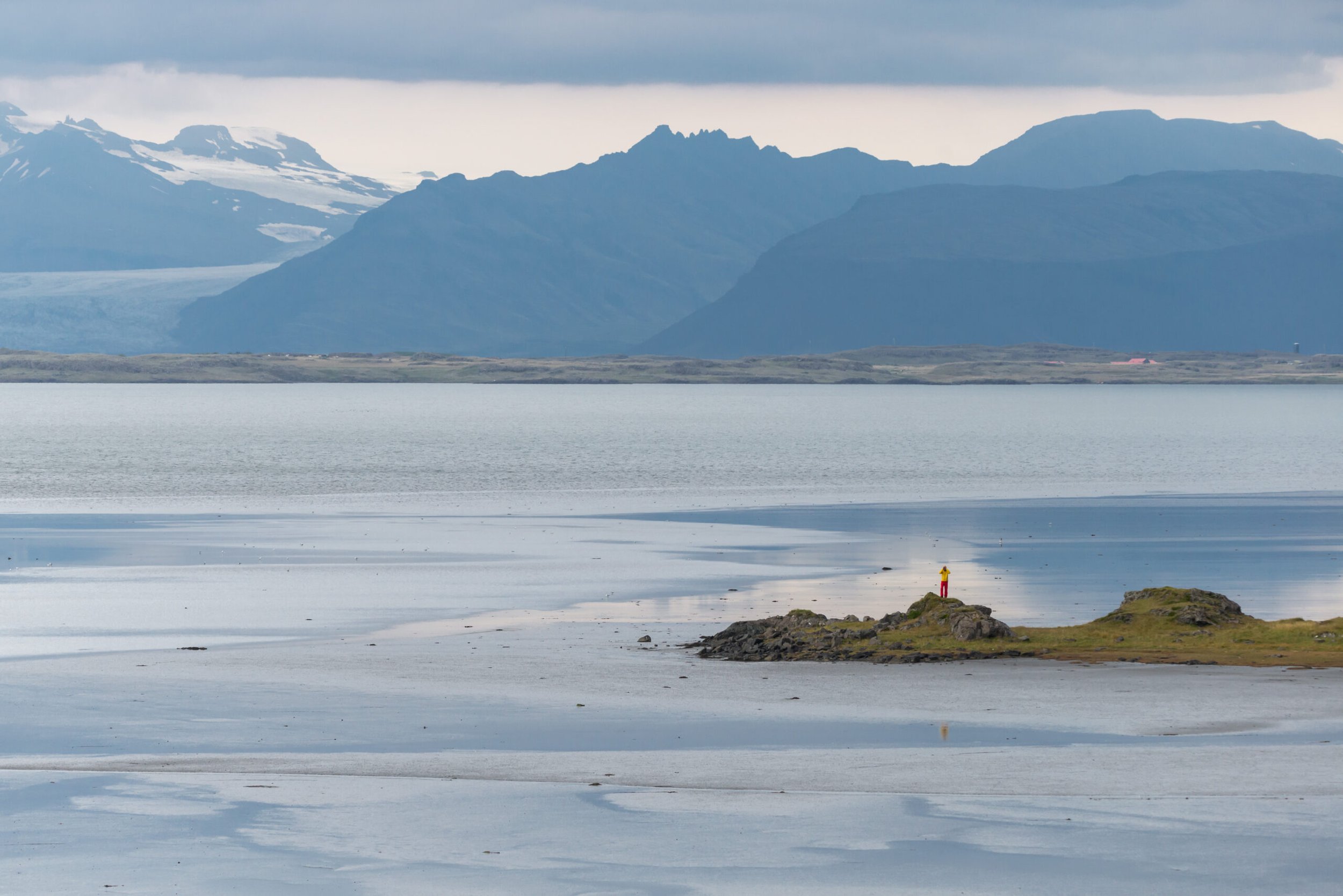 Jaime cerca de Vestrahorn — Islandia