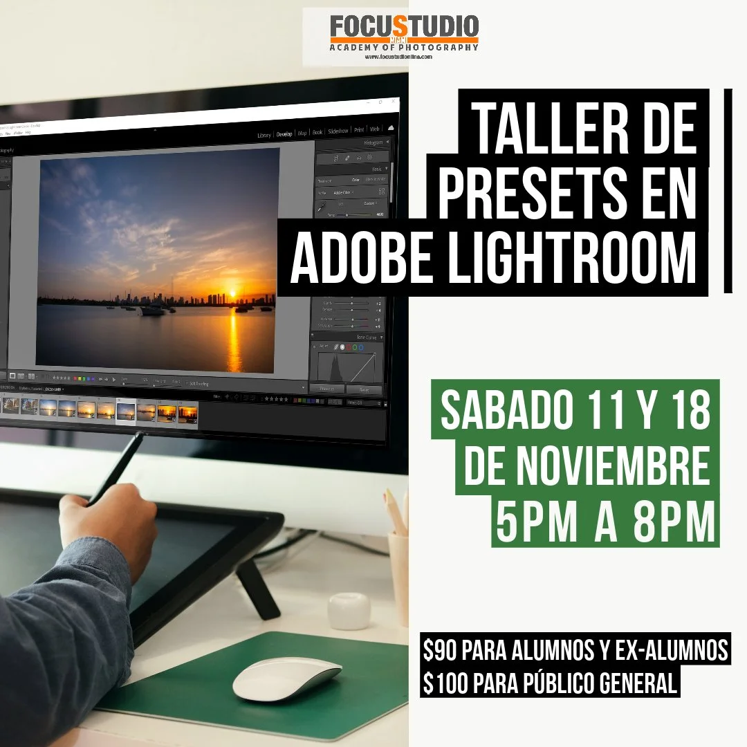 TALLER DE PRESETS EN ADOBE LIGHTROOM CC