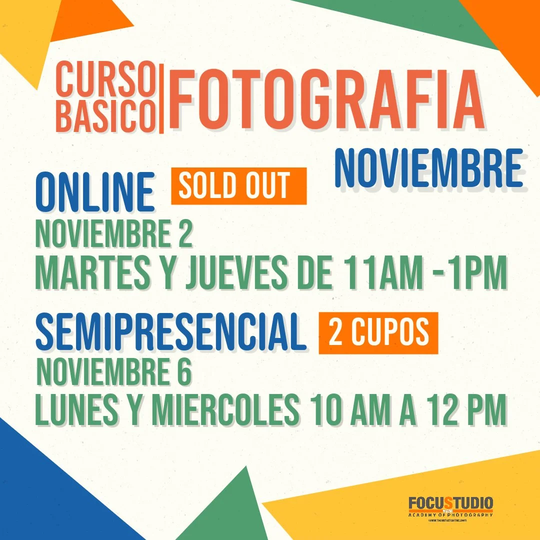 CURSO BASICO DE FOTOGRAFIA NOVIEMBRE 2023