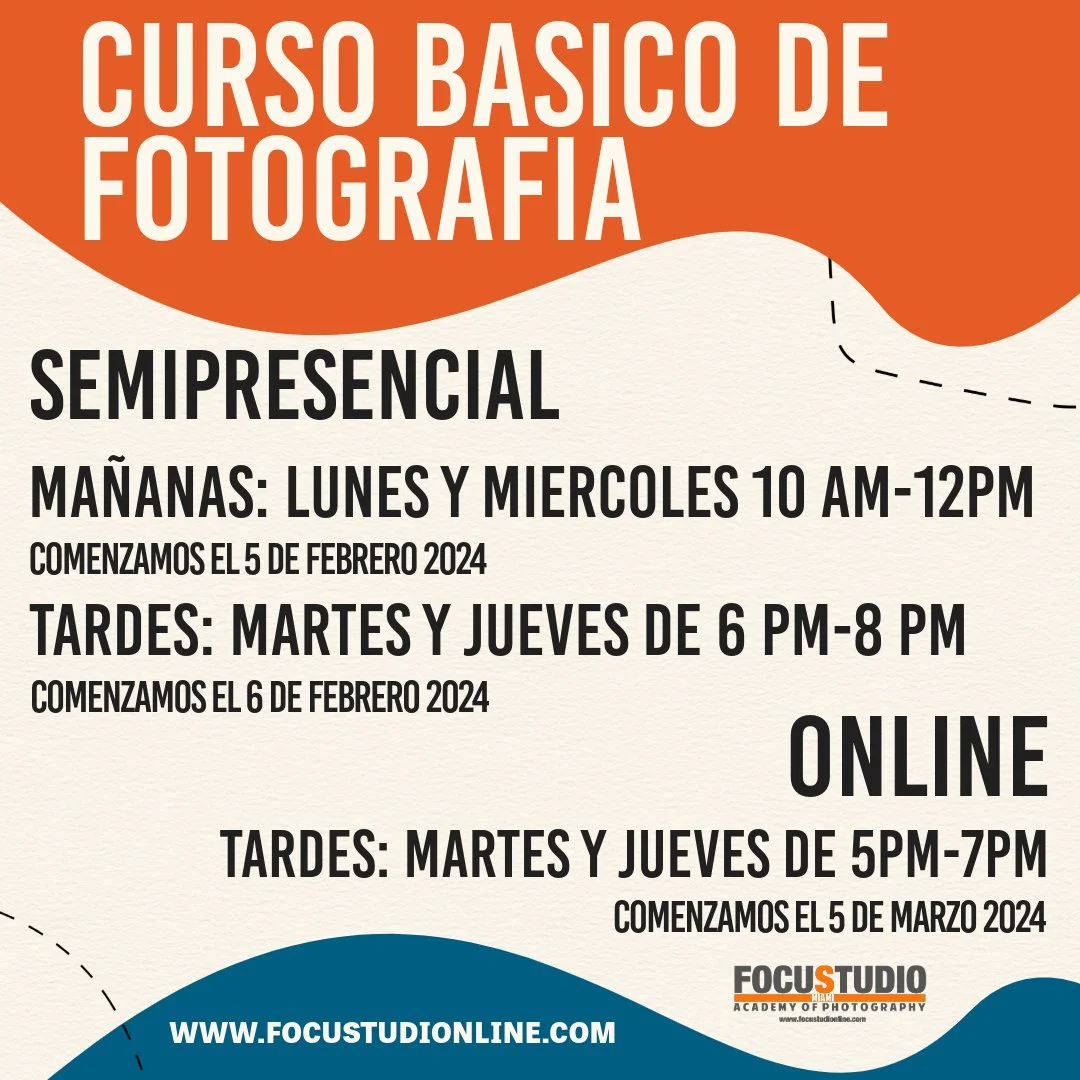 CURSO BASICO DE FOTOGRAFIA FEBRERO 2024