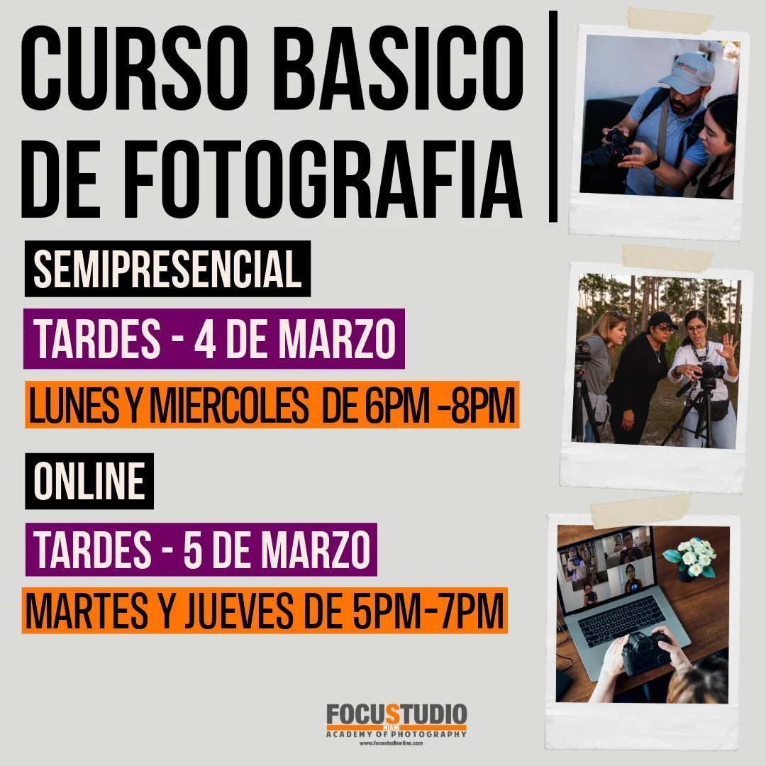 CURSO BASICO DE FOTOGRAFIA MARZO 2024 