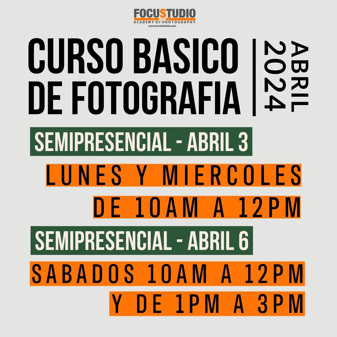 CURSO BASICO DE FOTOGRAFIA ABRIL 2024