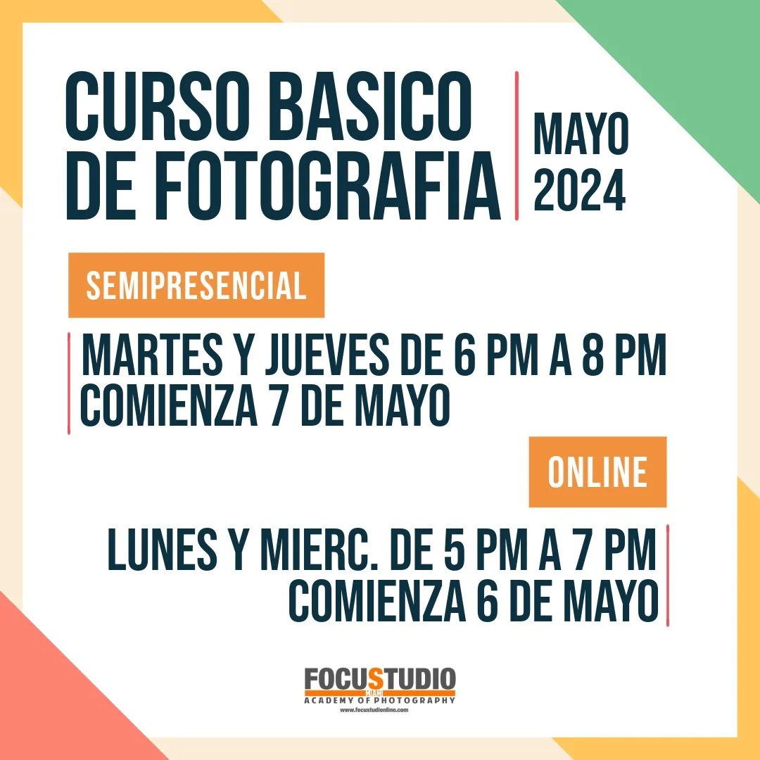CURSO BASICO DE FOTOGRAFIA MAYO 2024