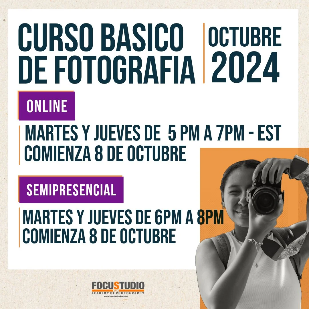 CURSO BASICO DE FOTOGRAFIA OCTUBRE 2024 