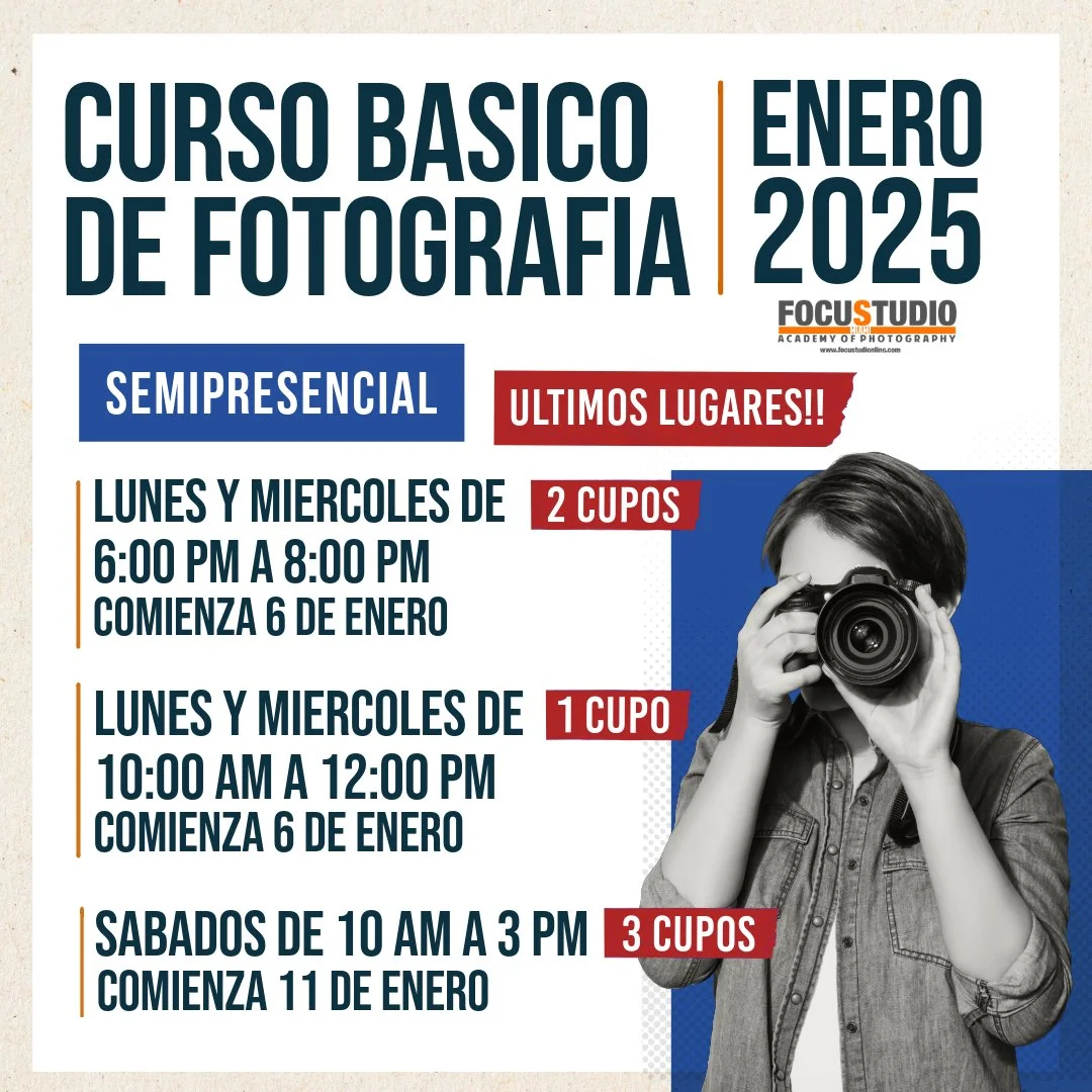 CURSO BASICO DE FOTOGRAFIA ENERO 2025