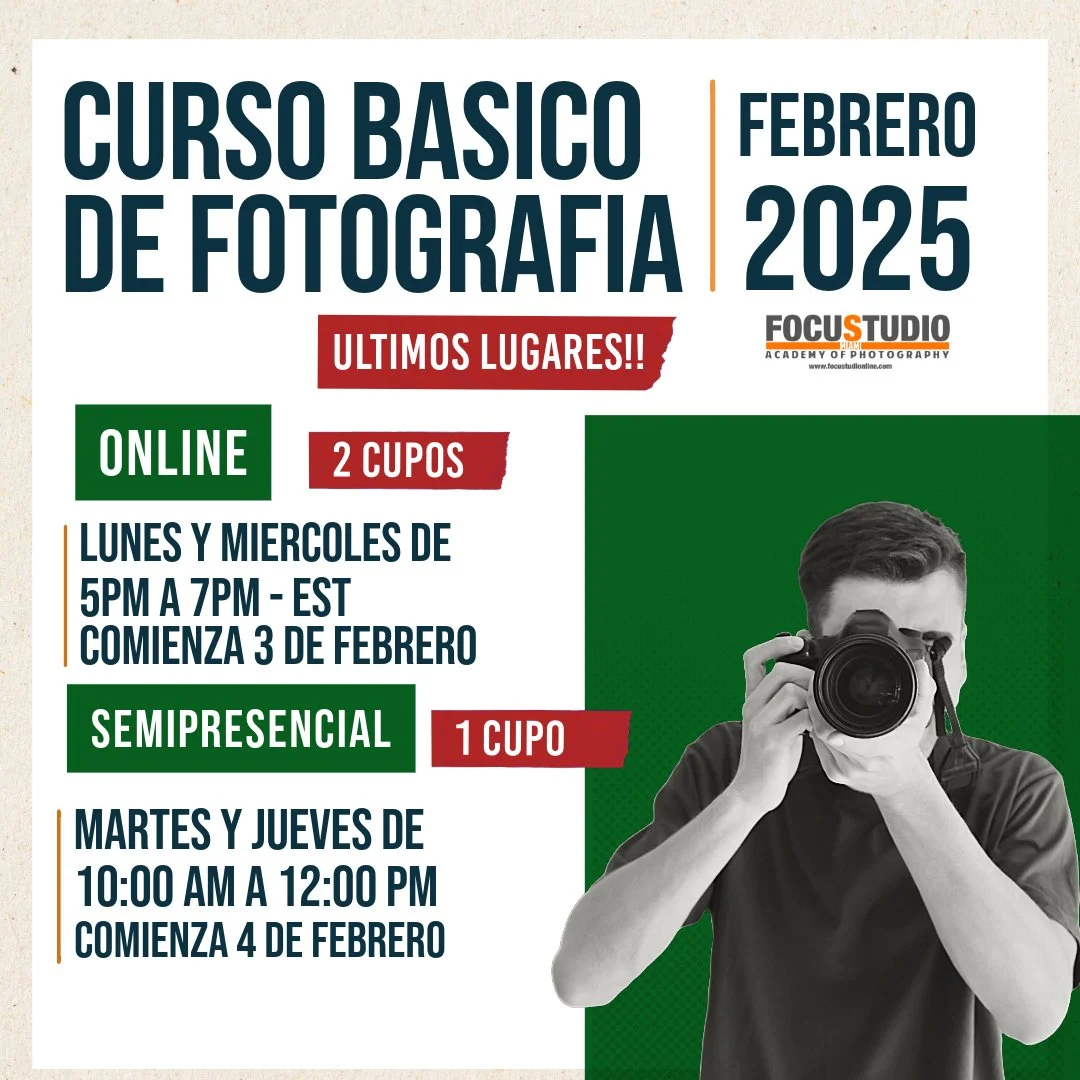 CURSO BASICO DE FOTOGRAFIA FEBRERO 2025 