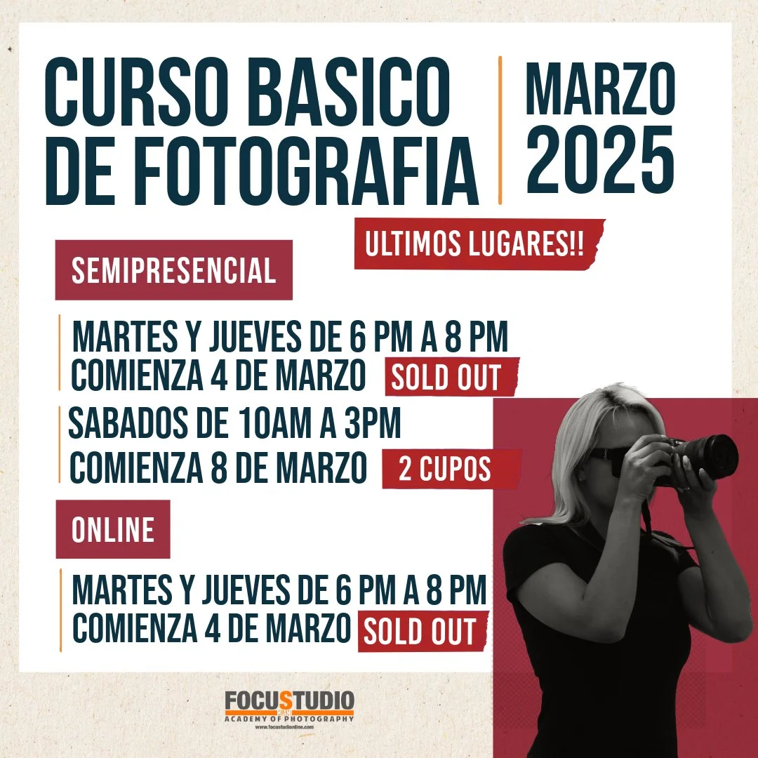 CURSO BASICO DE FOTOGRAFIA MARZO 2025 