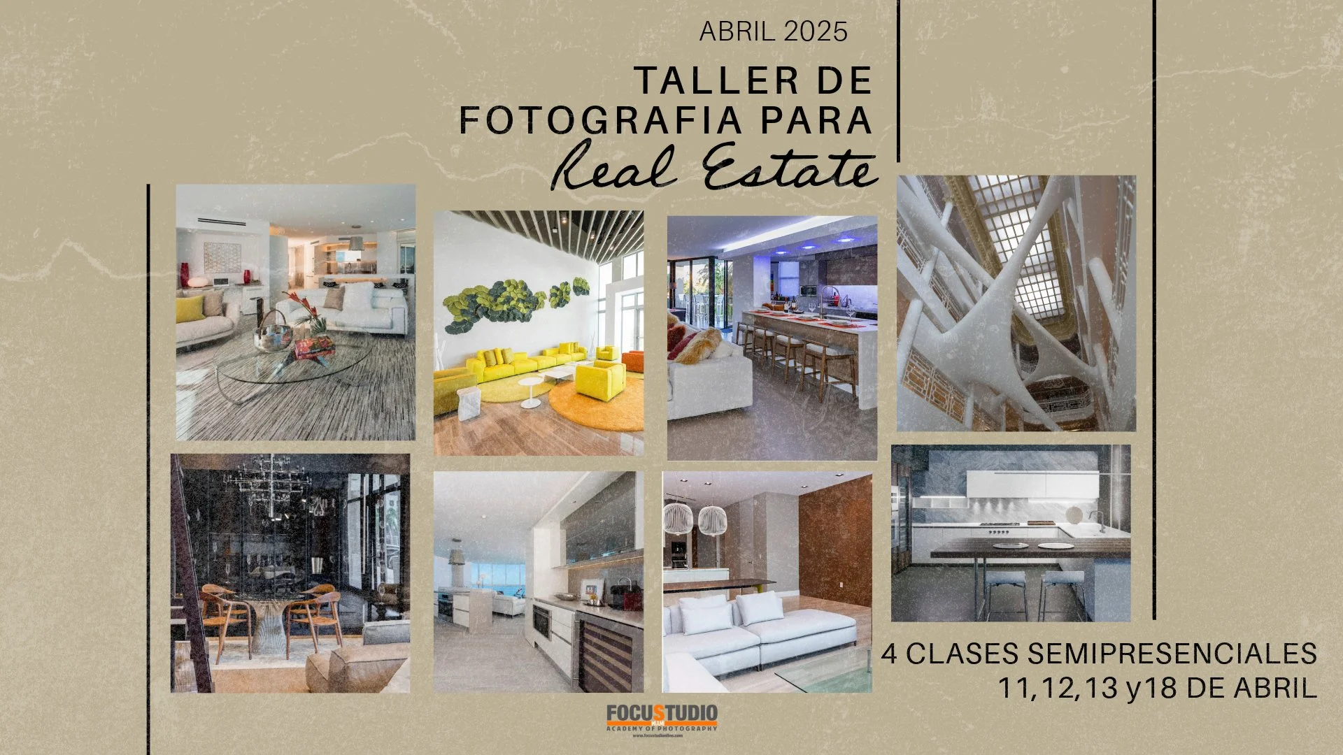 TALLER DE FOTOGRAFIA PARA REAL ESTATE 