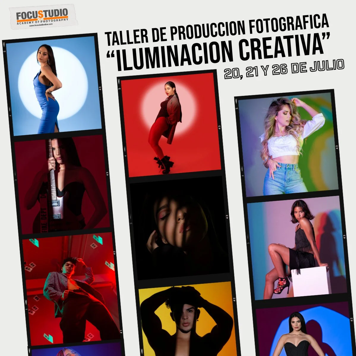TALLER DE PRODUCCION FOTOGRAFICA: “ILUMINACION CREATIVA”