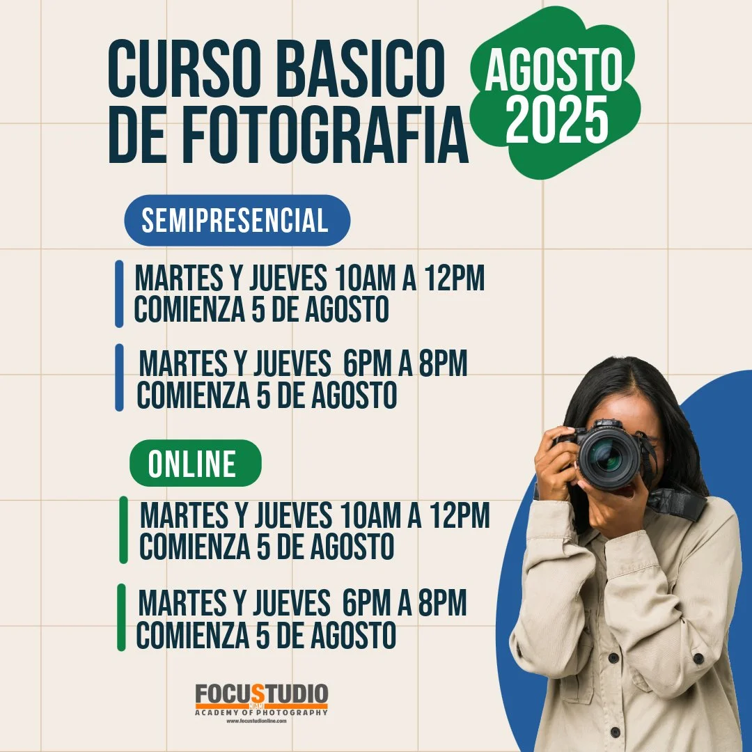 CURSO BASICO DE FOTOGRAFIA AGOSTO 2025
