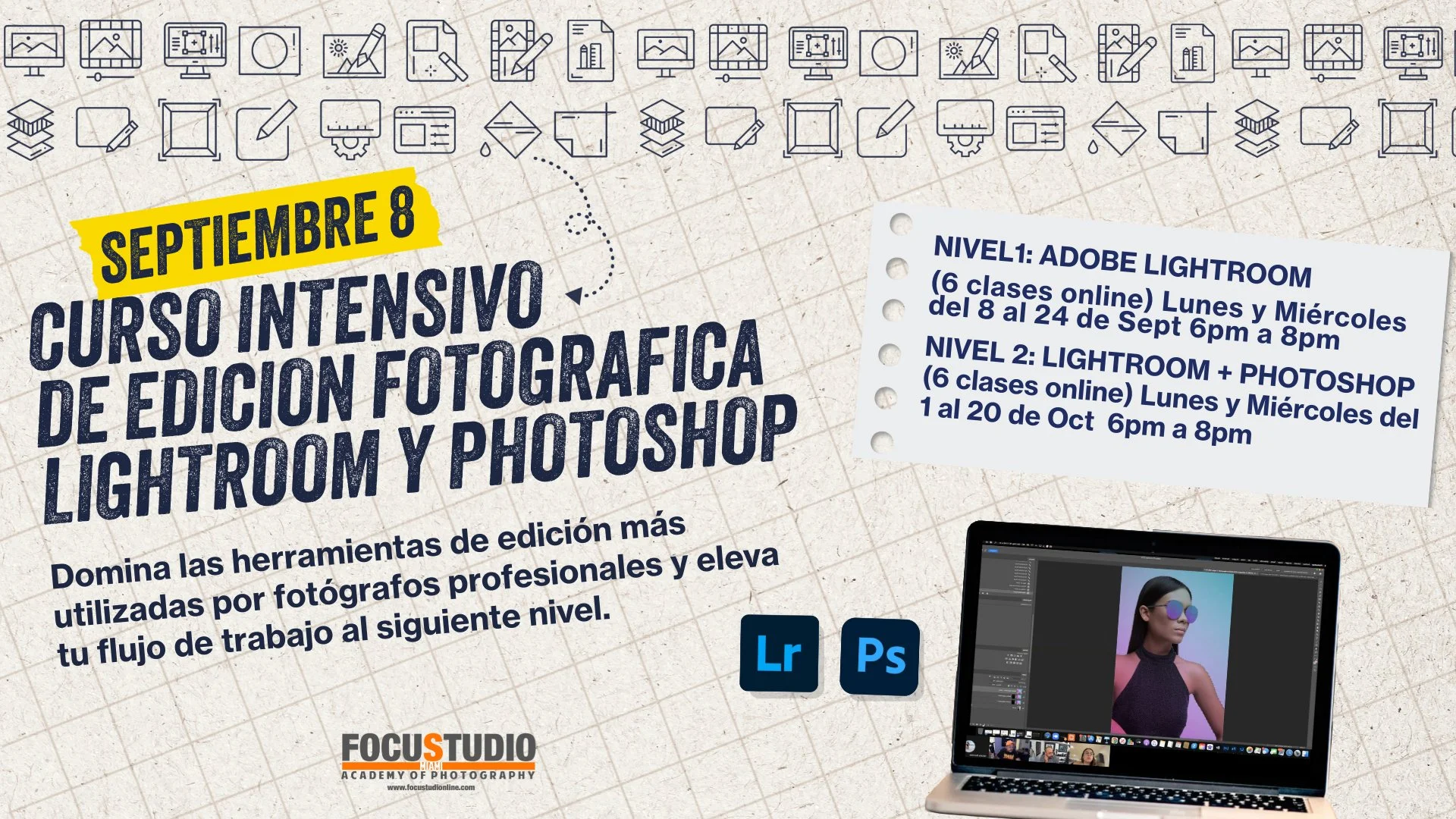 CURSO INTENSIVO DE EDICION FOTOGRAFICA LIGHTROOM Y PHOTOSHOP