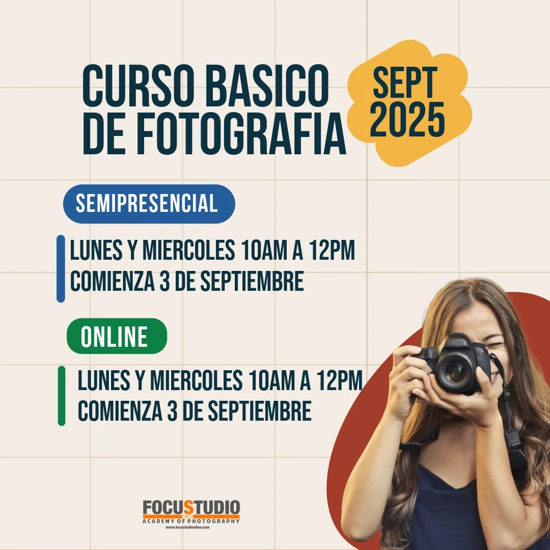 CURSO BASICO DE FOTOGRAFIA SEPTIEMBRE 2025