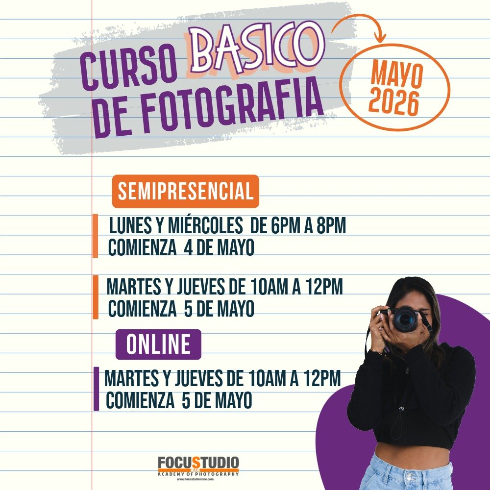 CURSO BASICO DE FOTOGRAFIA MAYO