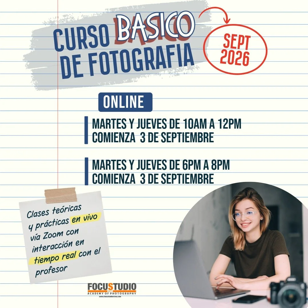 CURSO BASICO DE FOTOGRAFIA SEPTIEMBRE