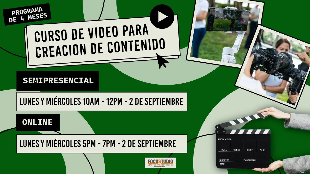 CURSO DE VIDEO PARA CREACION DE CONTENIDO 
