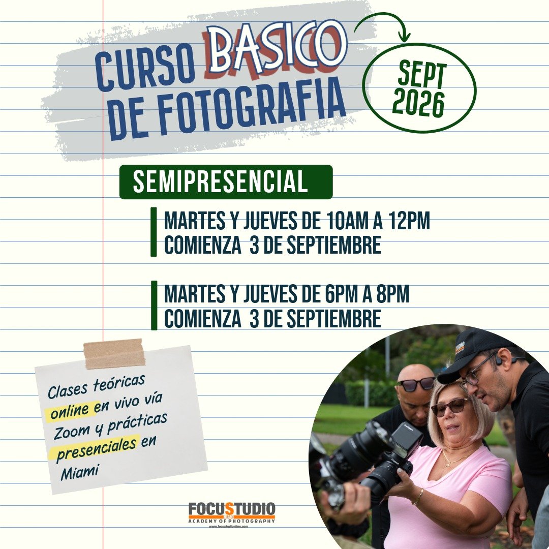 CURSO BASICO DE FOTOGRAFIA SEPTIEMBRE -SEMIP
