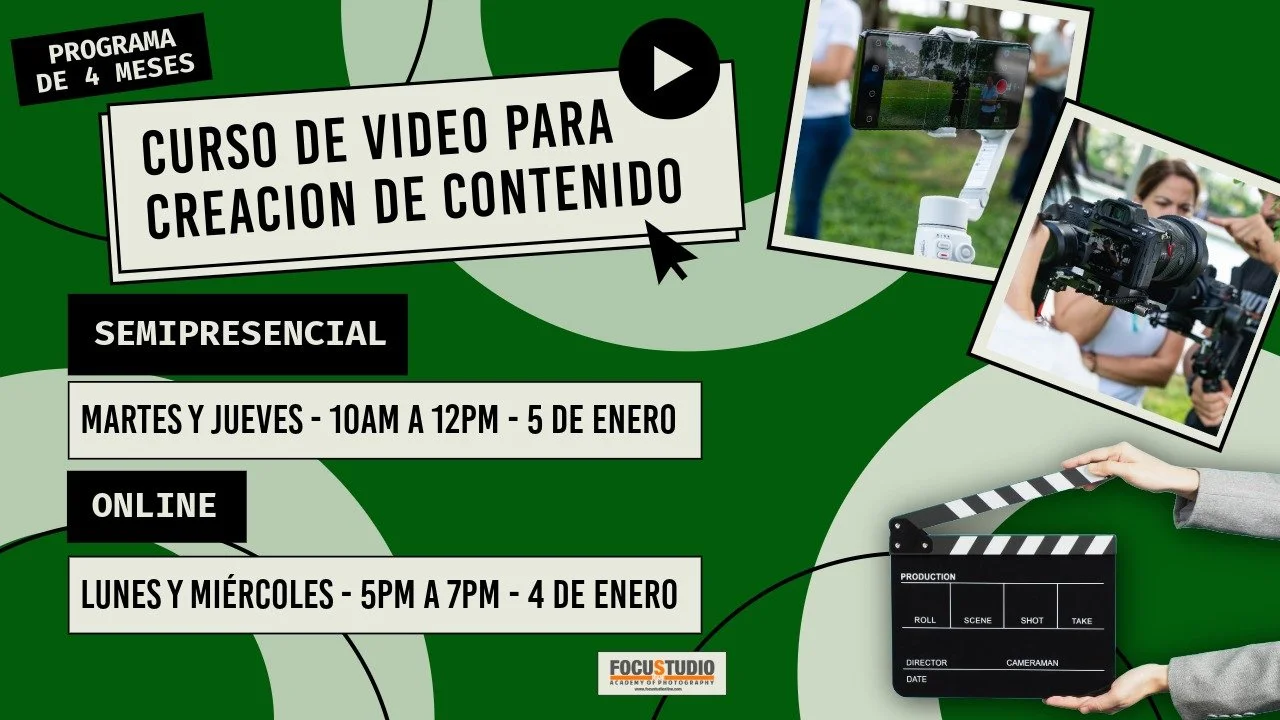 CURSO DE VIDEO PARA CREACION DE CONTENIDO 