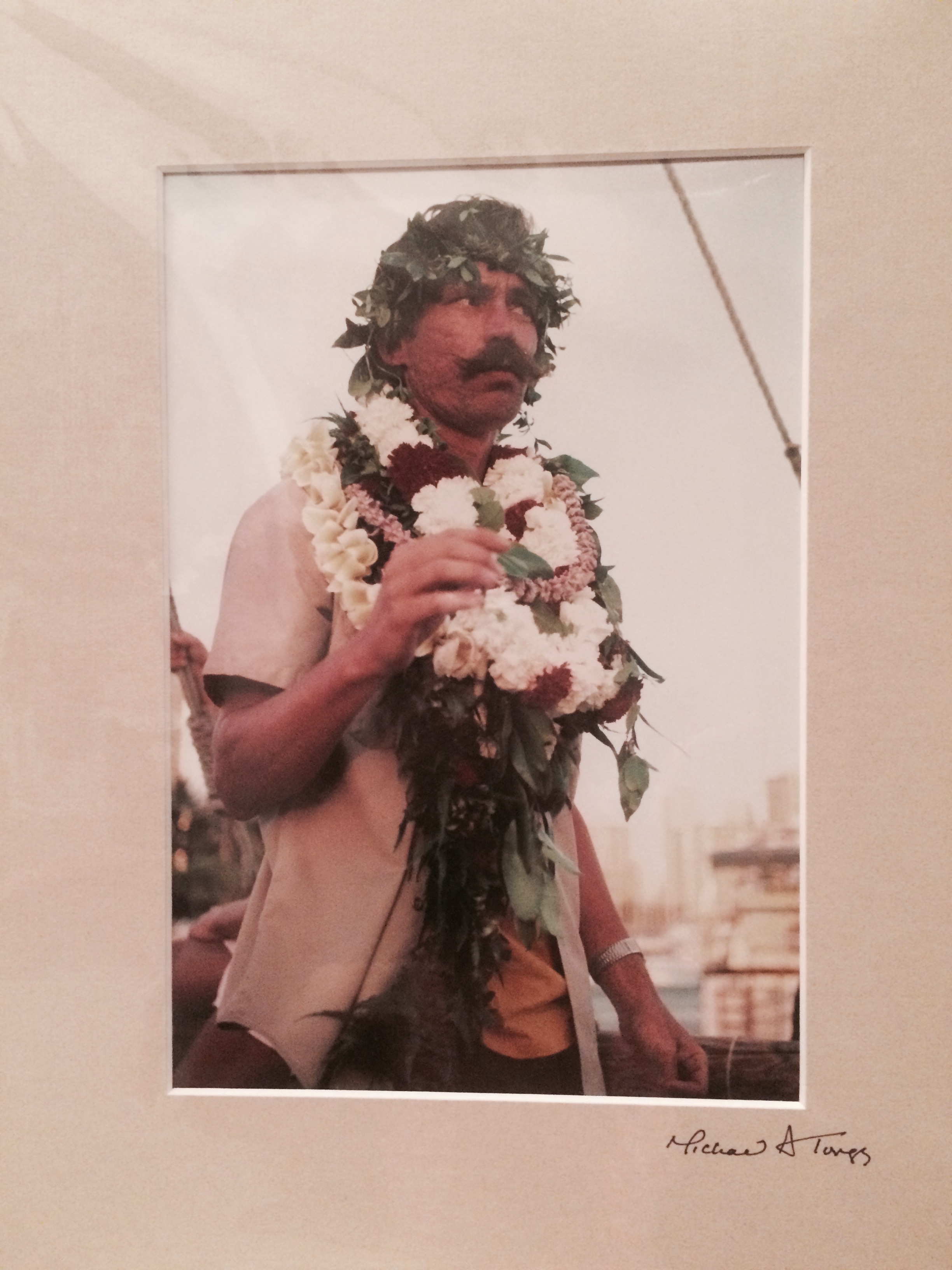  KAWIKA LYMAN, "DEPARTURE DAY" ON HOKULE'A 1976