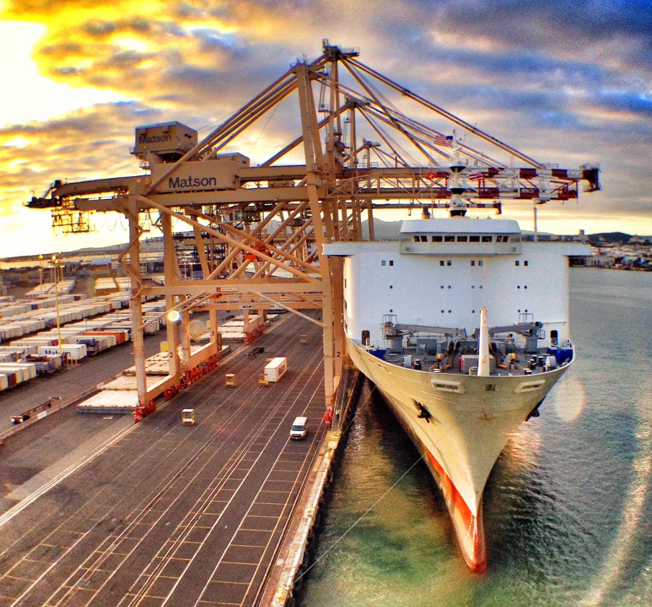 TOUR A MATSON SHIP AND LUNCH!