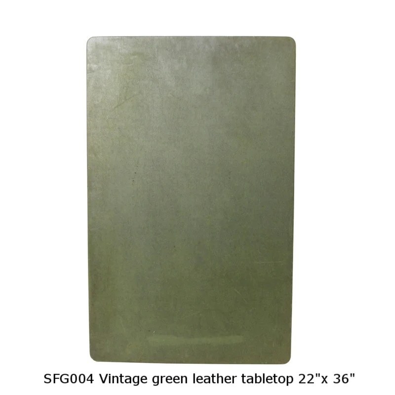SFG004 Vintage green leather tabletop 23%22x 36%22 Blend bottoml ighter tape mark to look like surfaceJPG.jpg