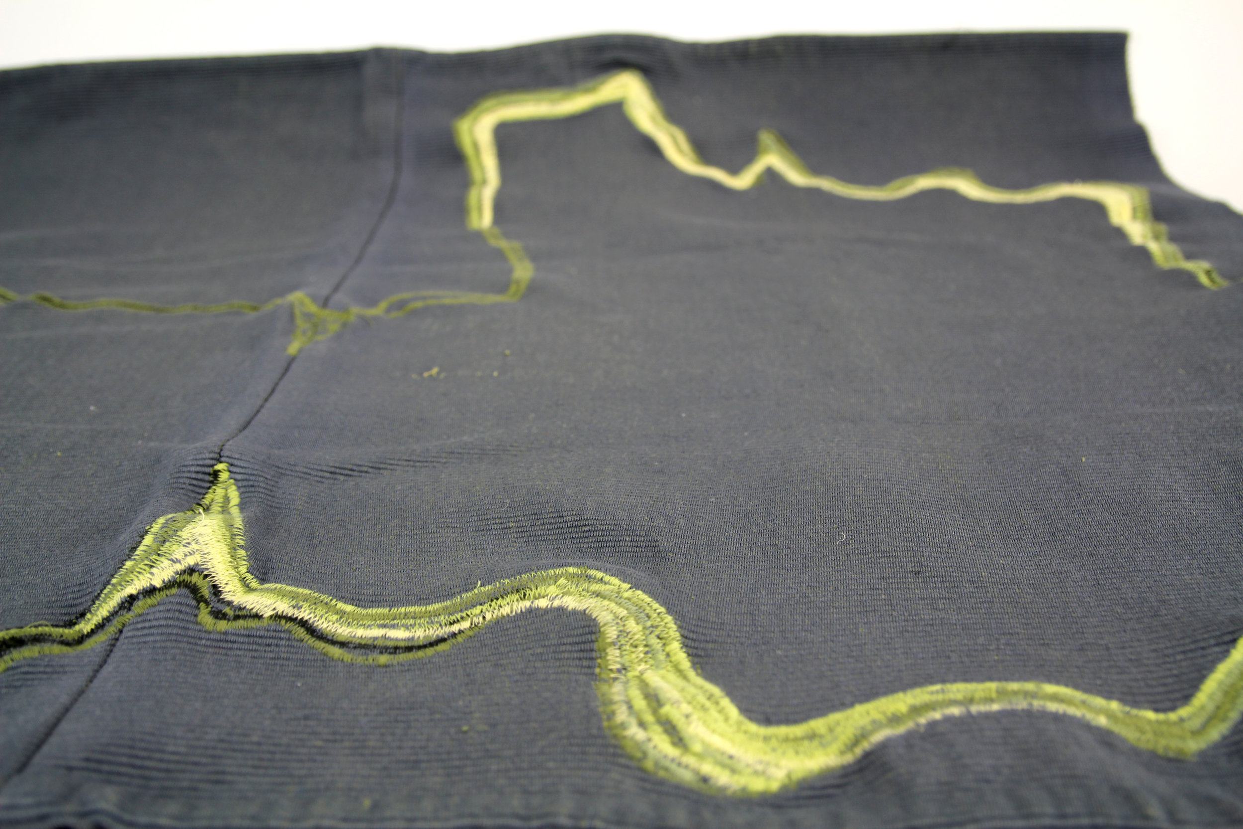 Volcanes Textile Map — Aldana Ferrer Garcia