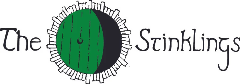 The current logo for The Stinklings' book club.