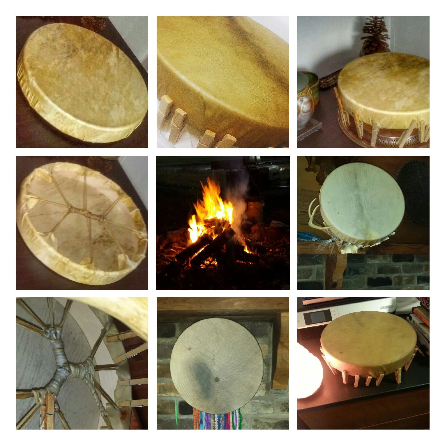 Drum creations from 2014 Road to Self teacher training.