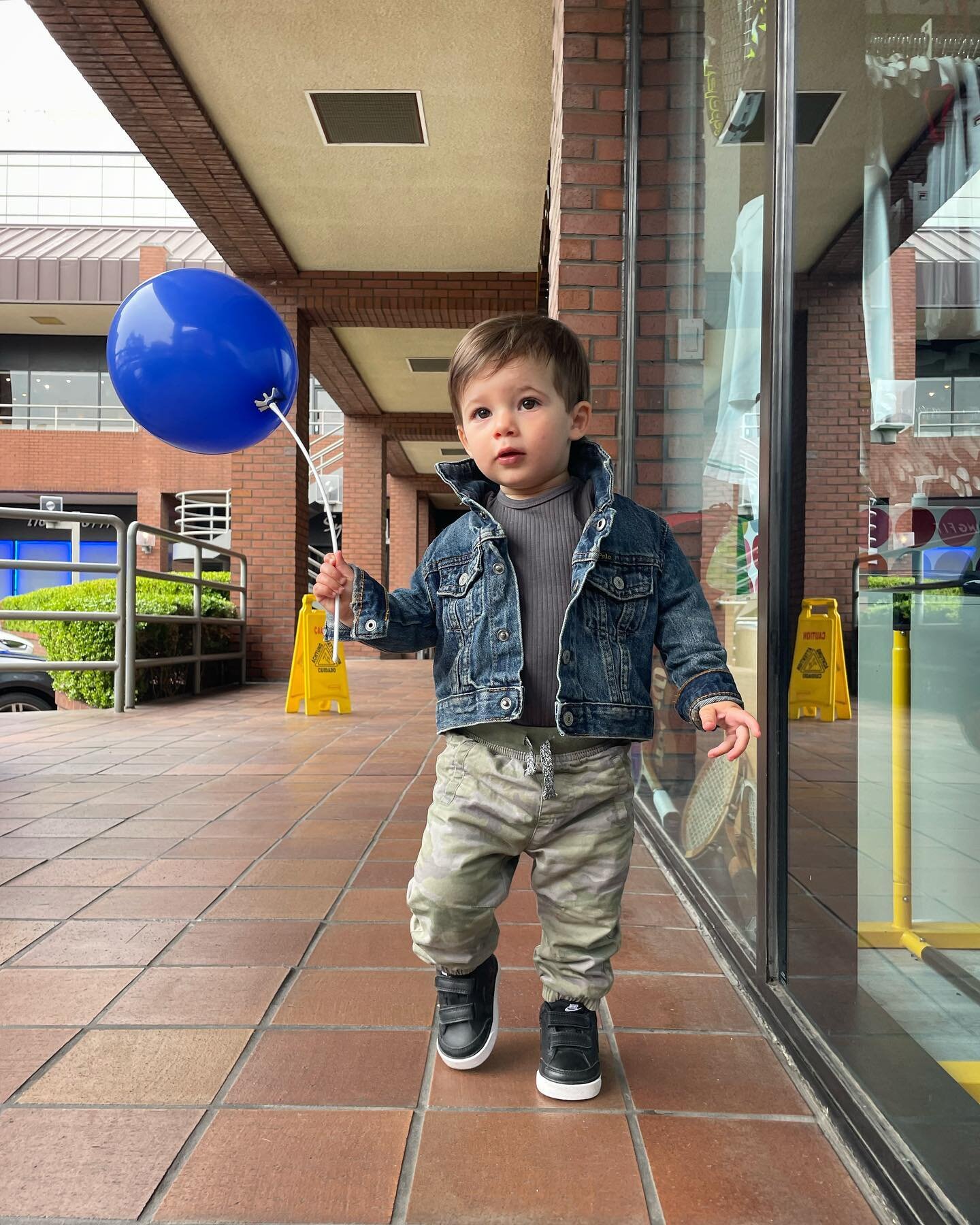 Went to the balloon store and got a free haircut 🎈✂️! #Calvinfornia #YouCanCallHimCal