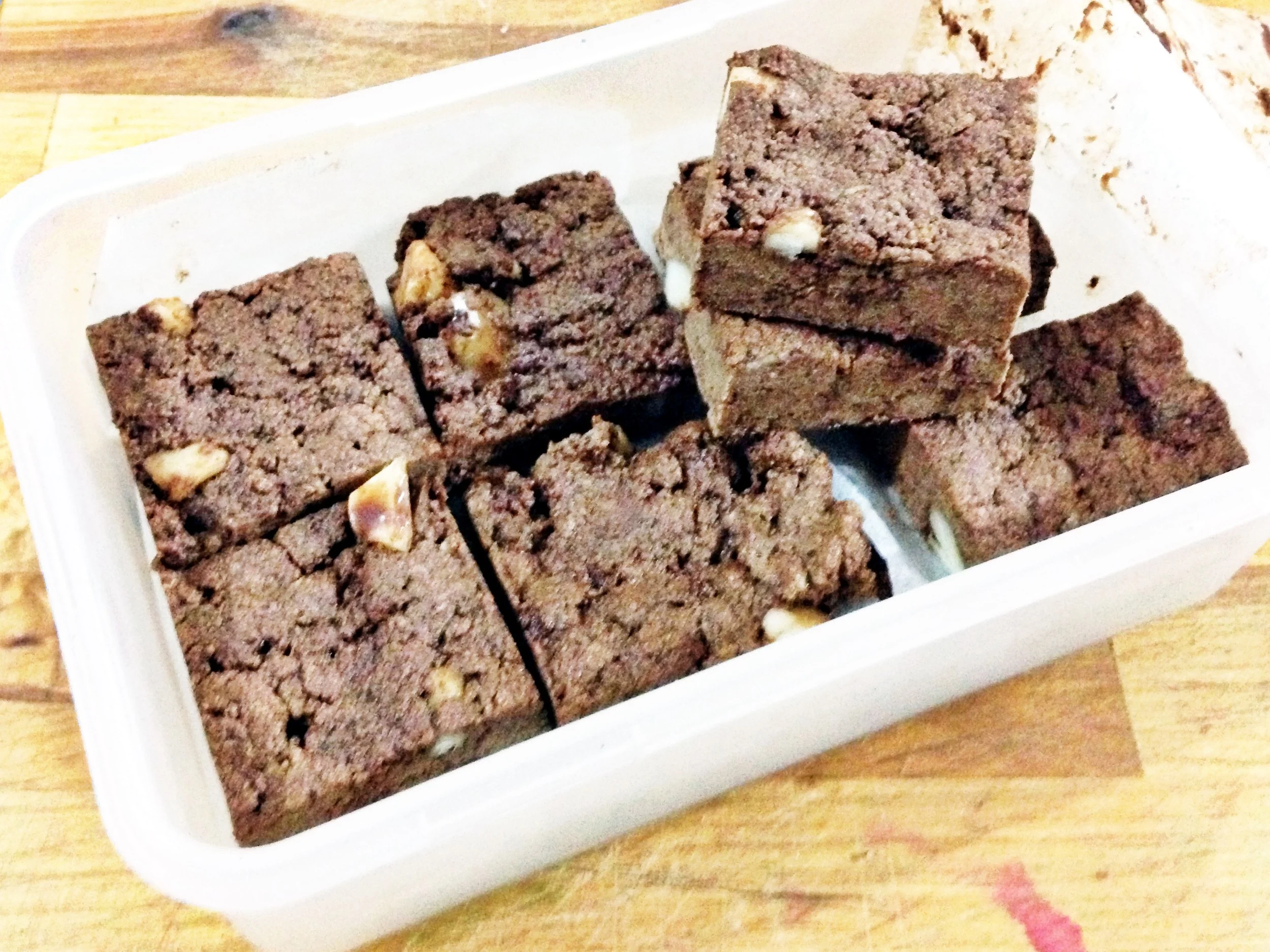 Protein Chocolate Ricotta Squares