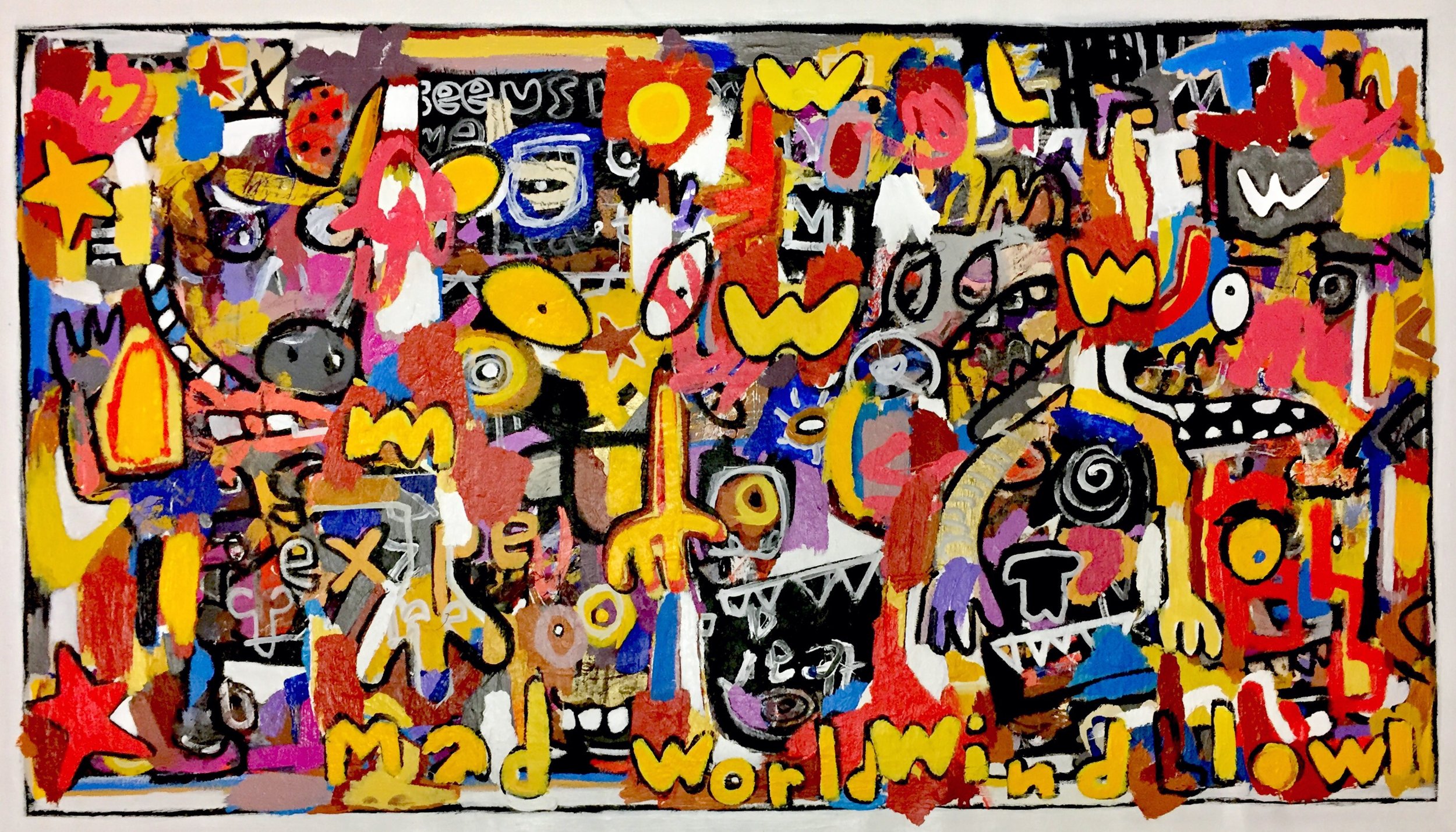 Mad World, 32x56"