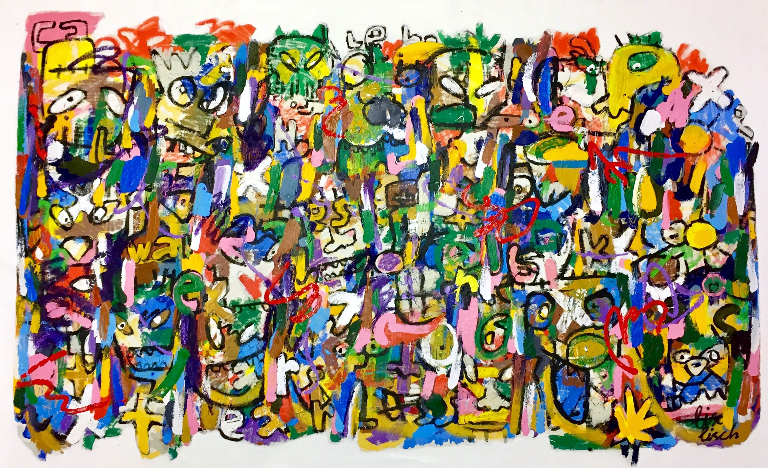 Island Fever, 43x67"