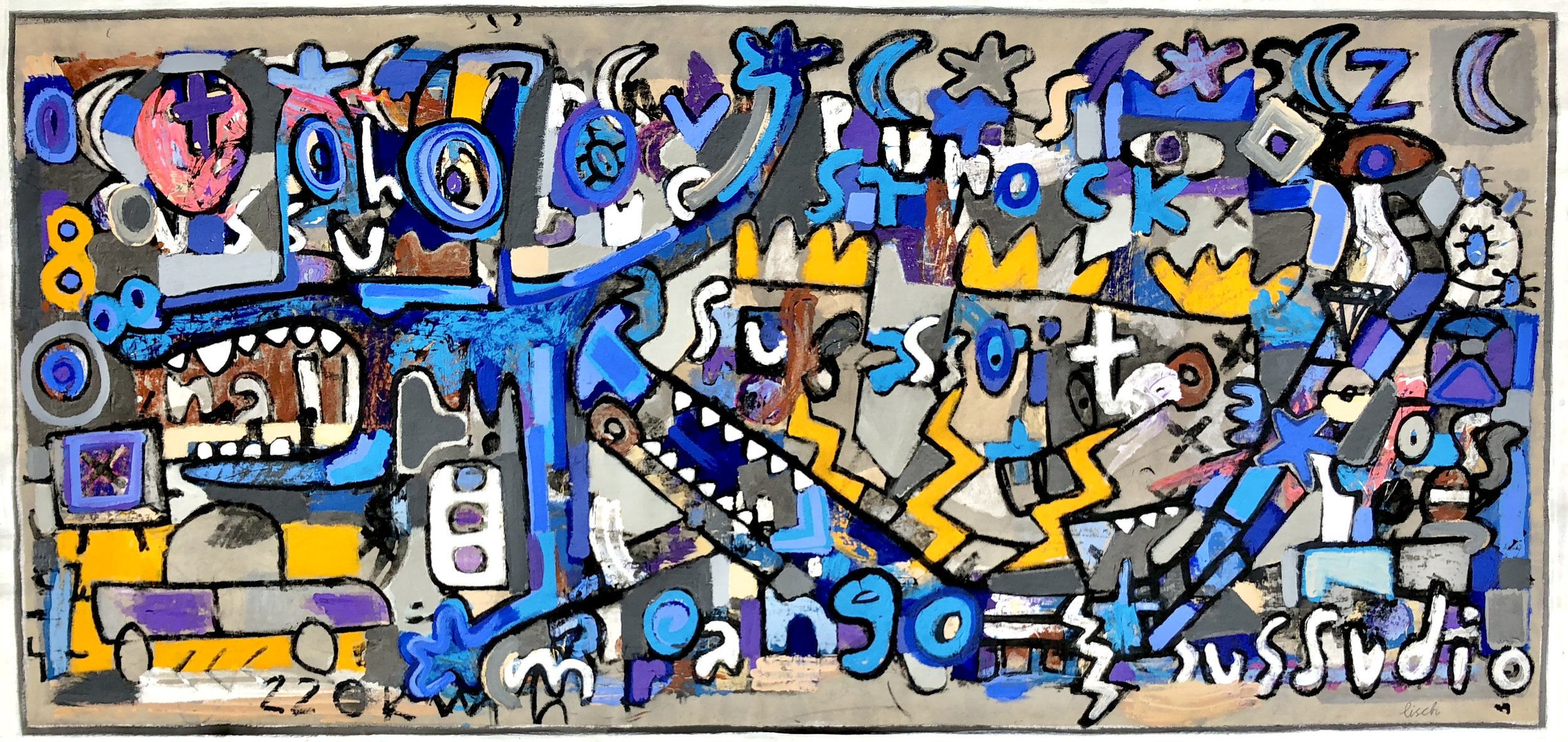 Risky Business, 38x79"