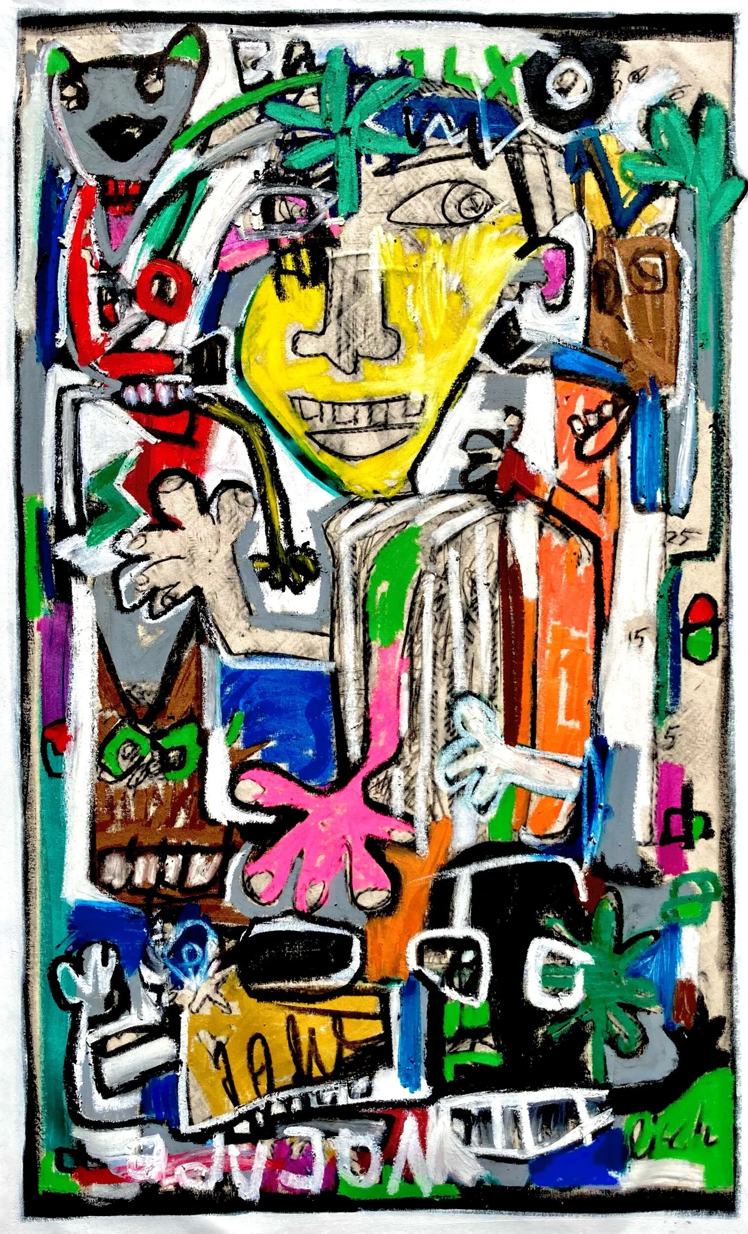 Hombre Viajero, 56x33”