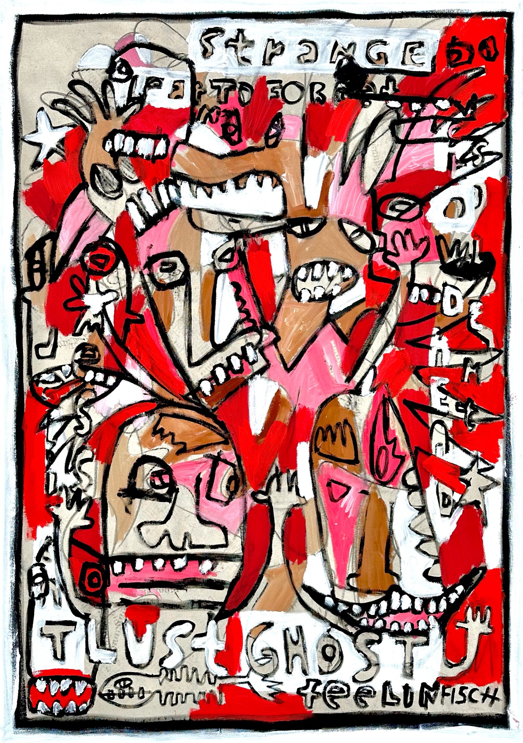 On It Like A Bulldog On A Trousers Cuff, 56x38”