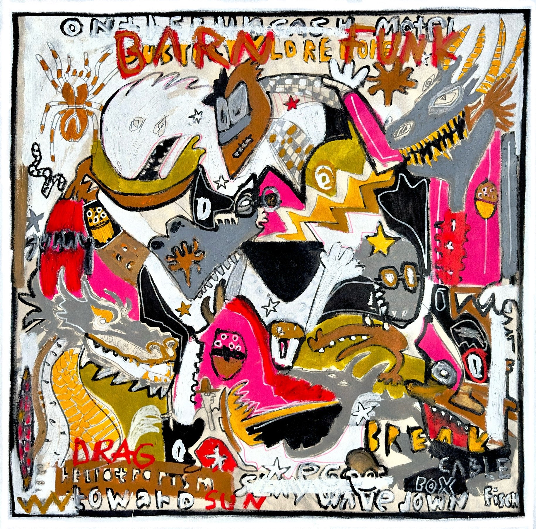 Barnyard Funk, 48x48”