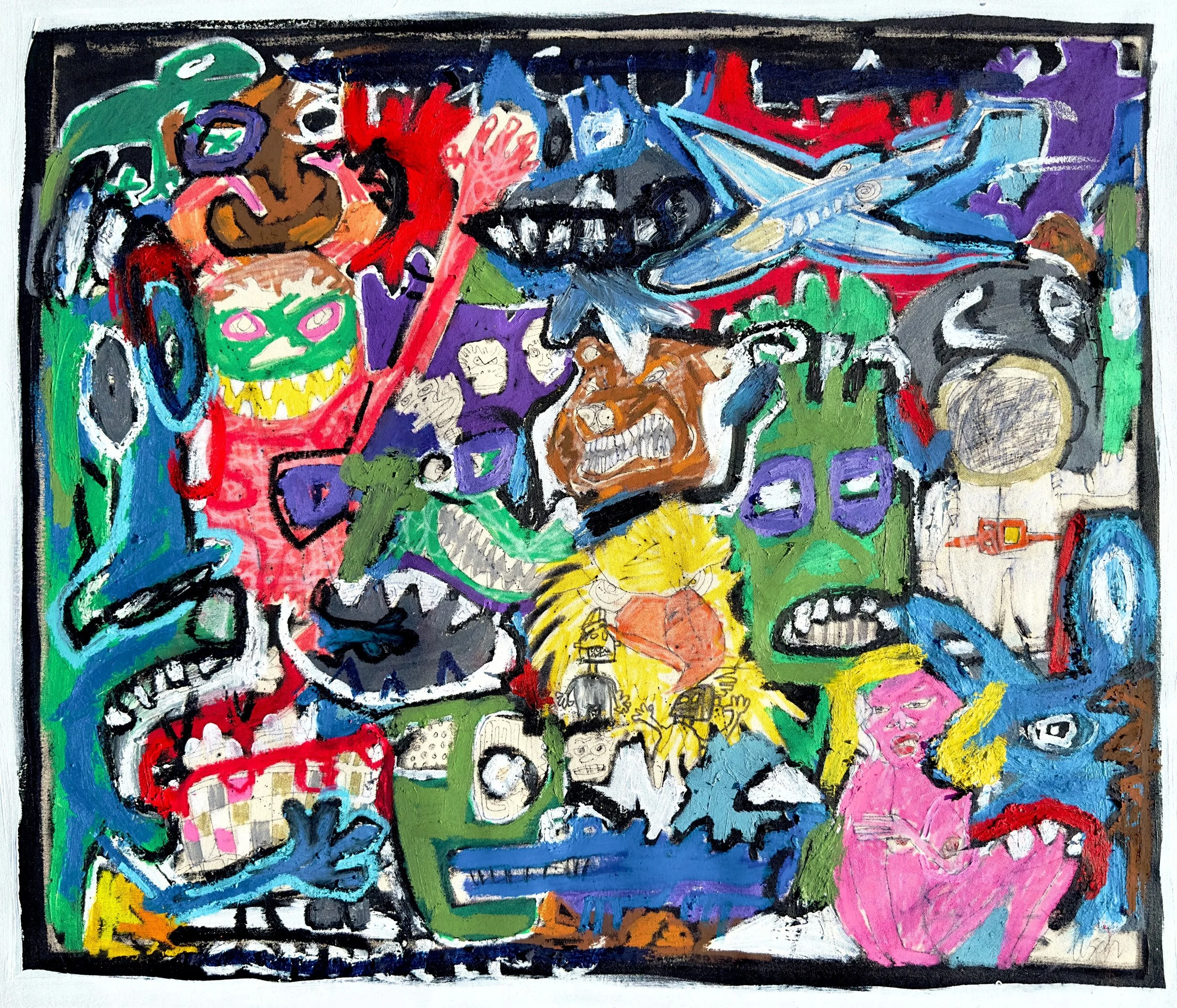 The Fearless Moonage, 32x37” 