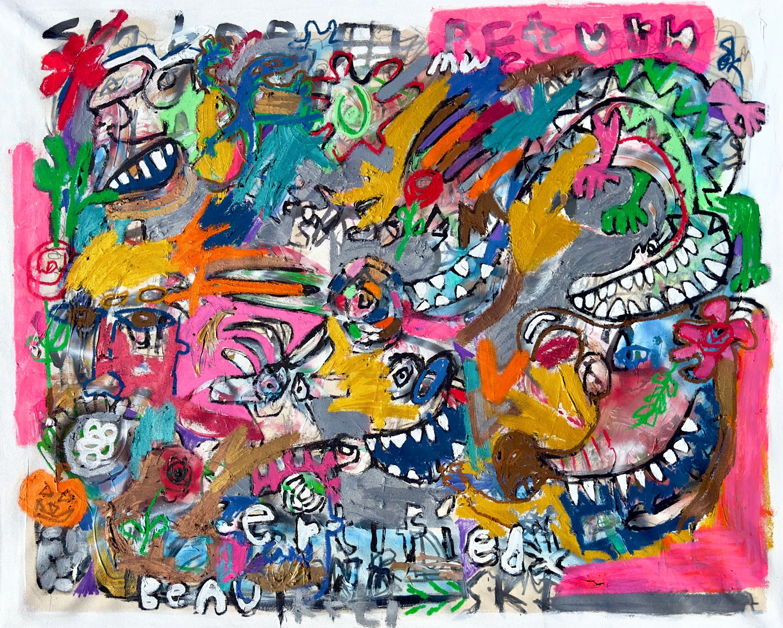 Postcard From A Treasure Hunter, 45x55”